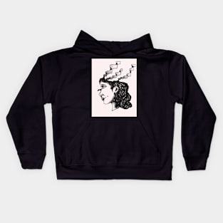 Black and grey Kids Hoodie